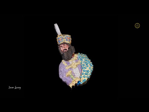 925 Silver Moissanite Pendant Custom Diamond Necklace By Ivevar