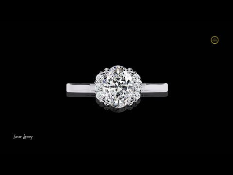 0.66 CT Affordable Luxury Moissanite Oval Cut Diamond Ring For Wedding Bridal Jewelry