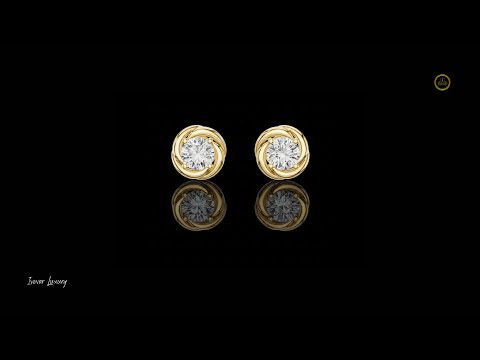 0.48 TCW Luxury Round Cut Lab Grown Diamond Stud Earrings in Elegant Everyday Sparkle