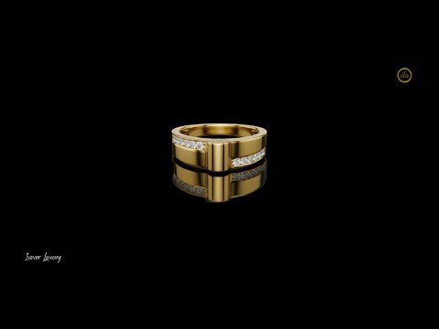 0.18 TCW Imperial Line A Contemporary Band with Brilliant Lab Grown Diamond Accents