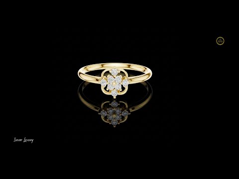0.096 TCW Elegant Petal Inspired Lab Grown Diamond Design for Everyday Sparkle