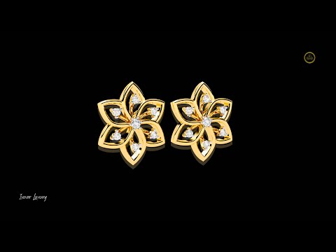 0.10 TCW Tiny Moissanite Diamond Round Cut Earring for Women Sleek & Lightweight for Pierced Ears