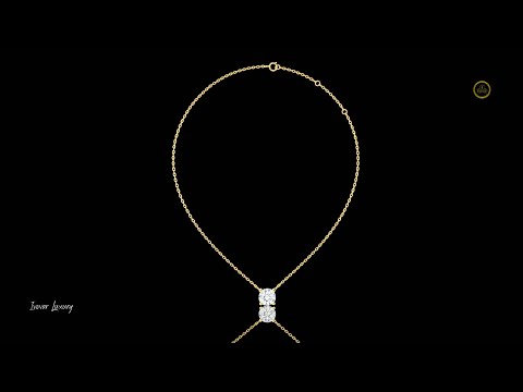 1.00 TCW Classic Round Solitaire Moissanite Diamond Pendant Minimal Elegance