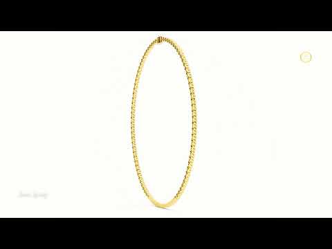 14.01 TCW Trendy Moissanite Round Bezel Set Diamond Tennis Necklace Sleek Design with Unique Brilliance