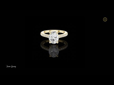2.00 CT Precious Lab Grown Oval Cut Diamond Ring For Still Love