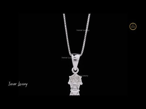 1.70 Ct Fancy Shape Lab Grown Diamond Pendant By Ivevar
