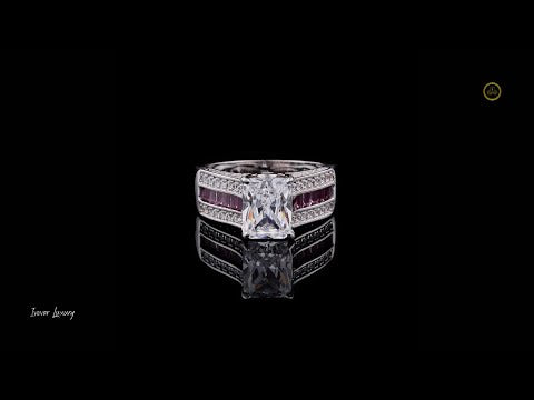 0.88 CT Vintage Floral Trendy Radiant Cut Lab Grown Diamond Ring in Latest Styles For Loved One