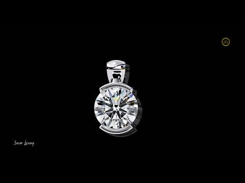 2.22 TCW Elegant & Timeless Bright Round Cut Lab Grown Diamond Pendant for Her