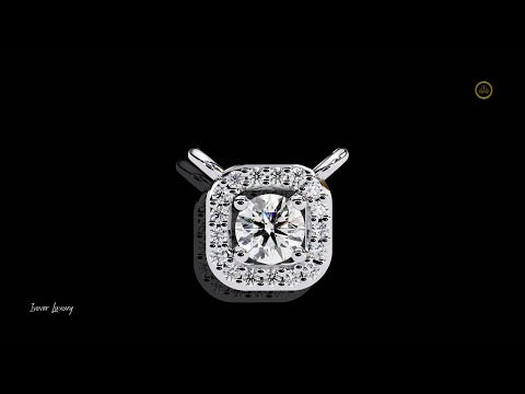 0.24 CT Classic Round Cut Lab Diamond Pendant that Wear Daily with Elegance