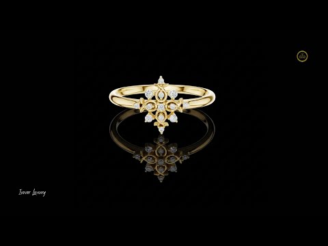 0.052 TCW Infinity Lab Grown Round Cut Diamond Ring For Crown Ring