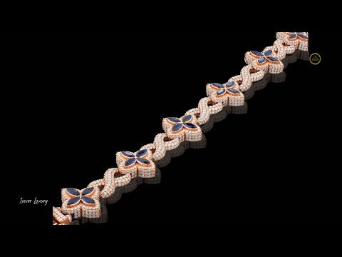 Eternal Love Bracelet Handmade Moissanite Infinity Link Jewelry By Ivevar