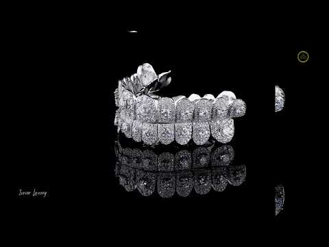 Iced-Out Diamond Grillz – Full Custom Luxury Mouthpiece by Ivevar
