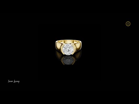 1.5 TCW Sovereign A Timeless Ring with a Brilliant Round Cut Lab Grown Diamond