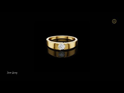 0.3 TCW Eternal Brilliance Solitaire Round Cut Lab Grown Diamond Ring with Classic Finish