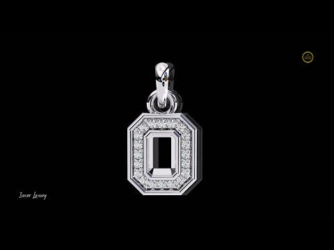 0.16 TCW Vintage Round Cut Lab Grown Diamond Pendant with Classic & Antique Designs
