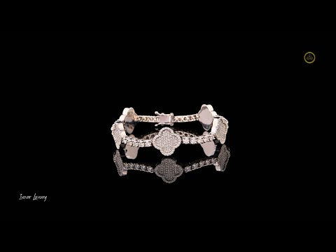 Luxury Diamond Bracelet Custom VVS1 Moissanite Jewelry Gift By Ivevar