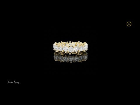 3.04 CT Romantic Heart Cut Moissanite Diamond Eternity Band with Full Prong Setting For Loved One's