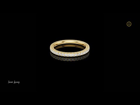 0.25 TCW Dazzling Lab Grown Diamond Eternity Pave Stacking Band Minimalist Jewelry For Her