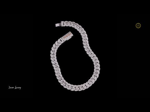 Iced Out Lab Grown Cuban Chain That Turns Heads Custom Drop By IVEVAR Luxury