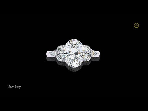 2.11 CT Romantic Oval Cut Lab Grown Diamond Ring For Perfect Women’s Engagement Ring