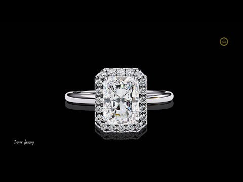 1.80 CT Ethical Moissanite Diamond Cocktail Radiant Cut Ring Modern Luxury Statement Jewelry