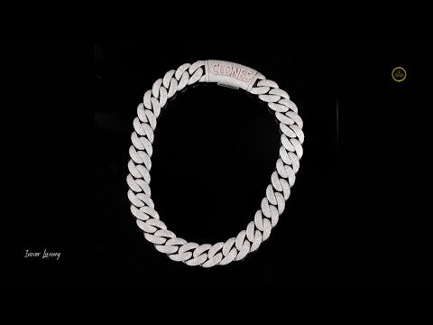 Custom Lab Grown Diamond Cuban Link Chain –Fully Iced Out Luxury Hip Hop Necklace