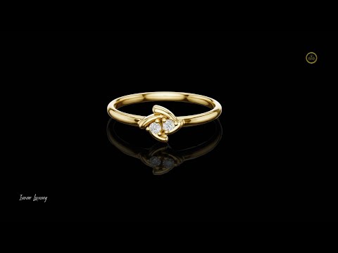 0.024 TCW Heavenly Lab Grown Round Cut Diamond Ring For Special One