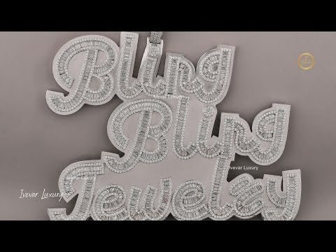 Best Selling Custom Pendant - Iced Out Moissanite Name Necklace