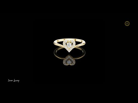 0.16 TCW Luxury Heart Shaped Lab Grown Diamond Halo Ring with Brilliant Round Center Stone