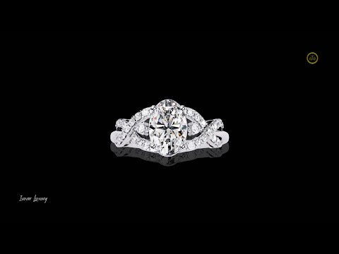 1.59 CT Trendy Moissanite Oval Cut Diamond Cocktail Ring Bold Gift Jewelry For Special one