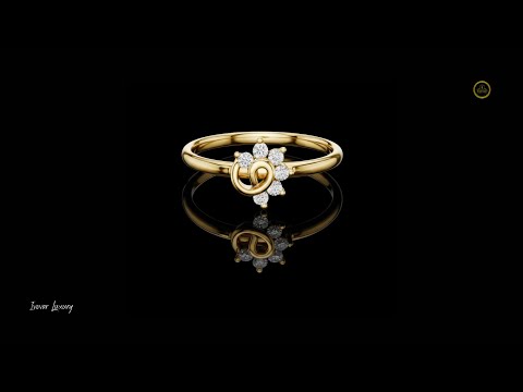 0.066 TCW Interlocking Heart Motif and Brilliant Round Cut Lab Grown Diamond Halo Ring