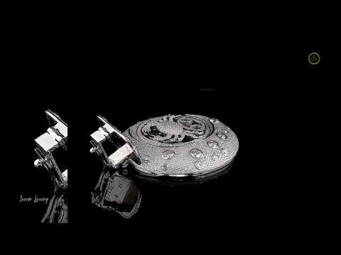 Full Ice out 925 Silver Hip Hop Scorpio charm LAB Diamonds.