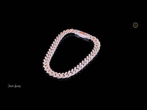 Exclusive 17mm 22-Inch Cuban Link Chain with Moissanite Diamonds By Ivevar