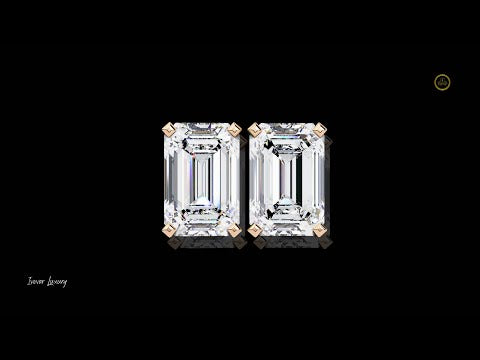 2.39 TCW Stunning Lab Diamond Emerald Cut Earrings Crafted with Care Designed to Dazzle For Her
