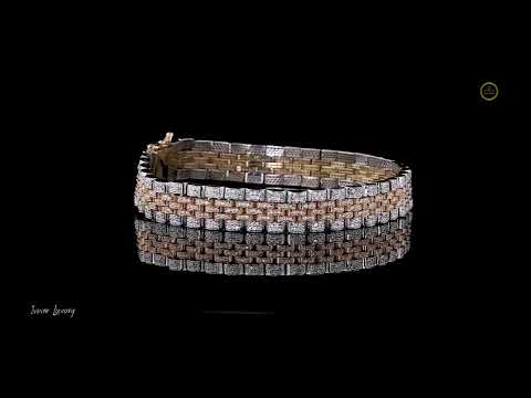 Luxury Moissanite Diamond Unisex Stylish Friendly Diamond Bracelet By Ivevar