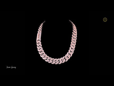 Custom Cuban Link Chain with Created Diamonds Showcasing Hip Hop Elegance and Superior Craftsmanship