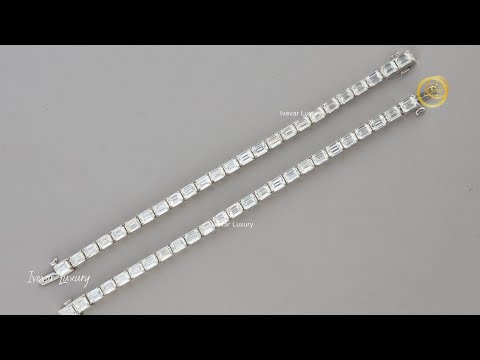 Moissanite Infinity Bracelet VVS Diamond Jewelry By Ivevar