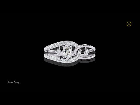 0.15 CT Sparkle Like Your Love Story Ivevar’s Dreamiest Moissanite Diamond Ring