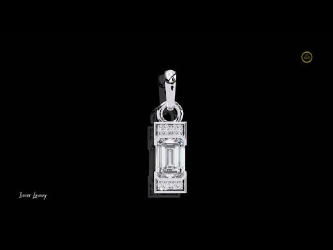 1.02 CT Timeless Geometry Emerald Cut Lab Grown Diamond Pendant for Personalized & Meaningful Gift
