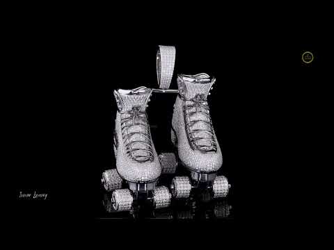 Custom Scattering Design Lab Diamond Pendant by Ivevar Luxury