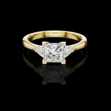 2.50 CT Precious Moissanite Princess Cut Diamond Ring For Still Love