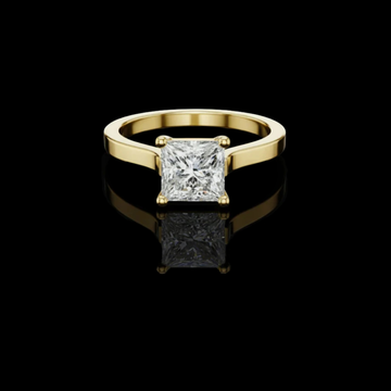 2.00 TCW Sustainable Lab Grown Princess Cut Diamond Ring Sparkle For Proposal Day