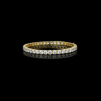 13.20 TCW Exclusive Tennis Moissanite Bracelet Featuring Prong Set Round Brilliant Diamonds