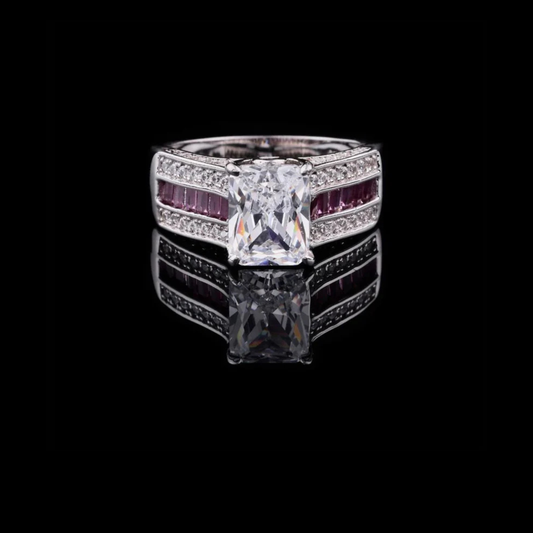 2.00 CT Vintage Floral Trendy Radiant Cut Lab Grown Diamond Ring in Latest Styles For Loved One
