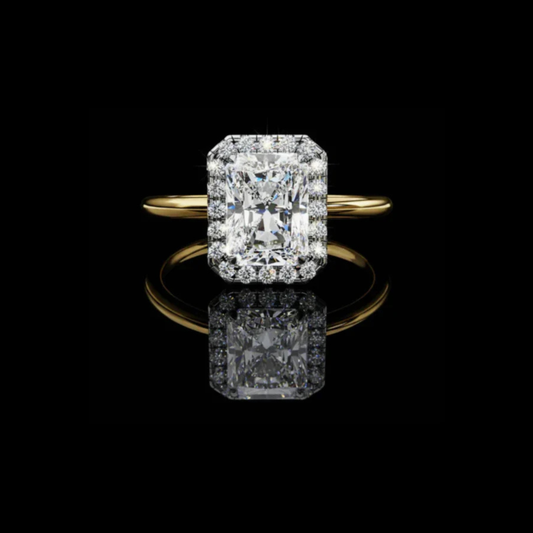 1.80 CT Ethical Lab Grown Diamond Cocktail Radiant Cut Ring Modern Luxury Statement Jewelry