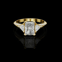 3.00 CT Excellent Moissanite Radiant Cut Diamond Ring For Anniversary Ring