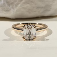 2.50 TCW Timeless Cushion Cut Moissanite Diamond Solitaire Ring Classic Prong Setting