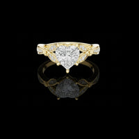 2.00CT Stylish Lab Grown Heart Cut Diamond Ring For Every Time