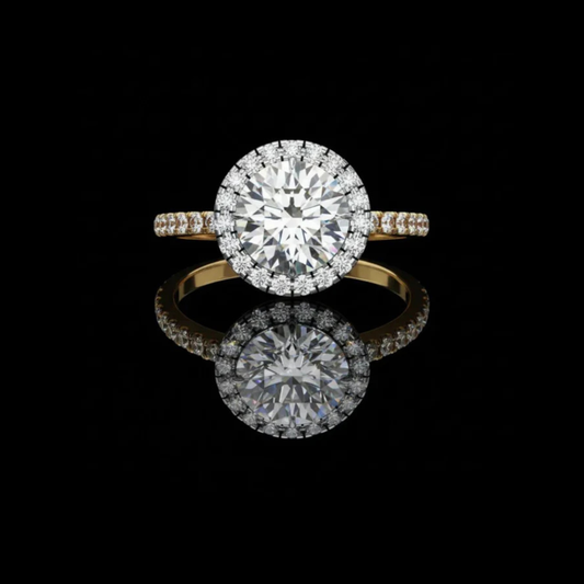 2.50 CT Minimalist Round Cut Lab Grown Diamond Simple & Sophisticated Ring For Someone Special