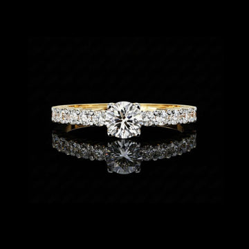 1.00 CT Glamorous Round Cut Moissanite Diamond Perfect Ring Anniversary Gift for Her